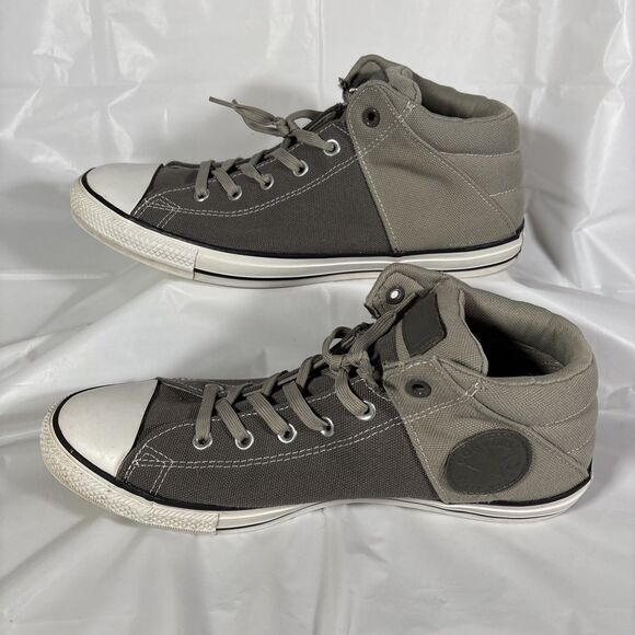 Converse All Star Chuck Taylor Gray/Olive Hightop Sneakers (Men’s 12 Women’s 14) - Picture 2 of 7